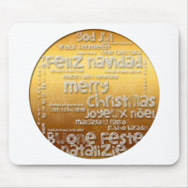 Mousepad Saudável da Navidad de Natal Internaciona