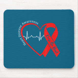 Mousepad Saúde do Coração Conscientização sobre Doenças Car