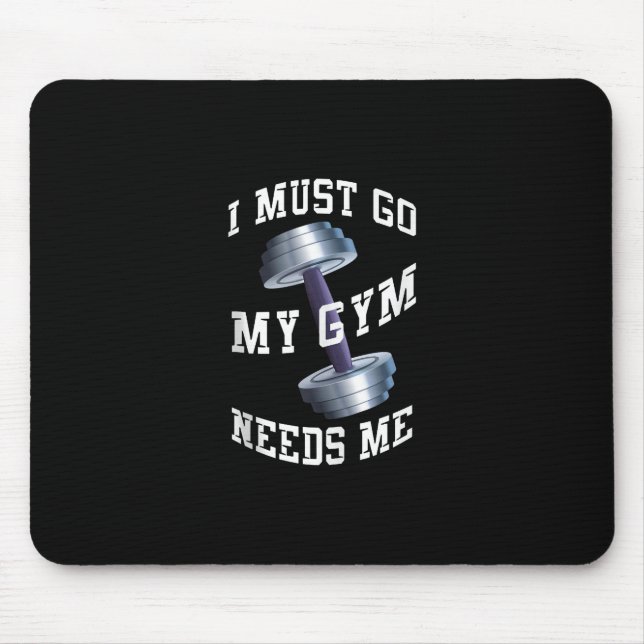Mousepad Saúde E Ness - Meu Gym Precisa De Mim (Frente)