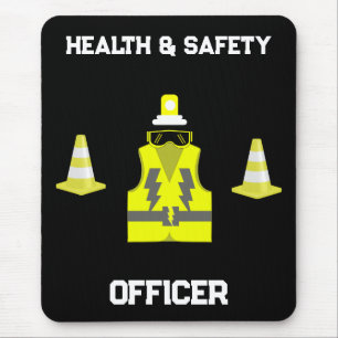 Mousepad Saúde E Segurança Engraçadas   NEBOSH   Oficial