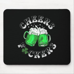 Mousepad Saúde Fckers Dia de São Patrício Cerveja Bebendo E