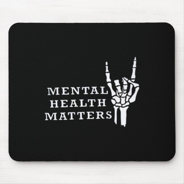 Mousepad Saúde Inspirativa Mental Importa Motivação (Frente)