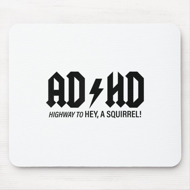 Mousepad Saúde Mental, Camisas E Estrada Para Ei (Frente)