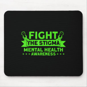 Mousepad Saúde Mental Combater O Cuidado Com A Saúde Mental