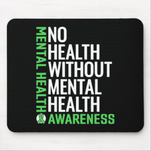 Mousepad Saúde Mental Combater O Cuidado Com A Saúde Mental