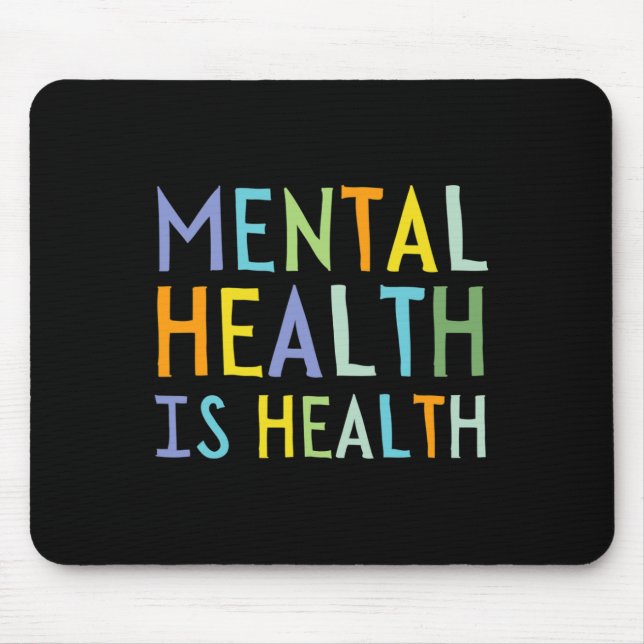 Mousepad Saúde Mental É Saúde Mental Consciência (Frente)