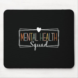 Mousepad Saúde Mental Esquadrão Cérebro Doença Mental Saúde