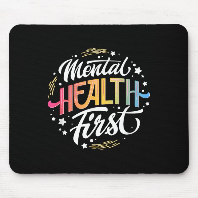 Mousepad Saúde Mental Primeira Consciência (Frente)