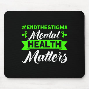 Mousepad Saúde Mental Problemas de Saúde Mental Awaren