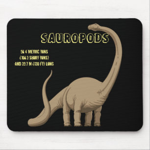 Mousepad Sauópodes Dinossauros
