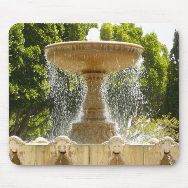 Mousepad Sausalito Fountain California Viagem Fotografia (Frente)