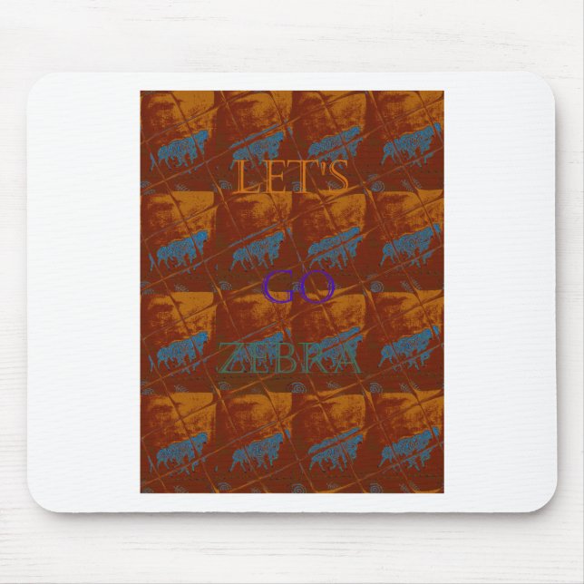 Mousepad Savannah Safari deixa Zebra Hakuna Matata mais (Frente)