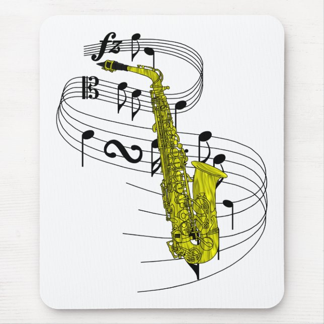 Mousepad Saxofone (Frente)