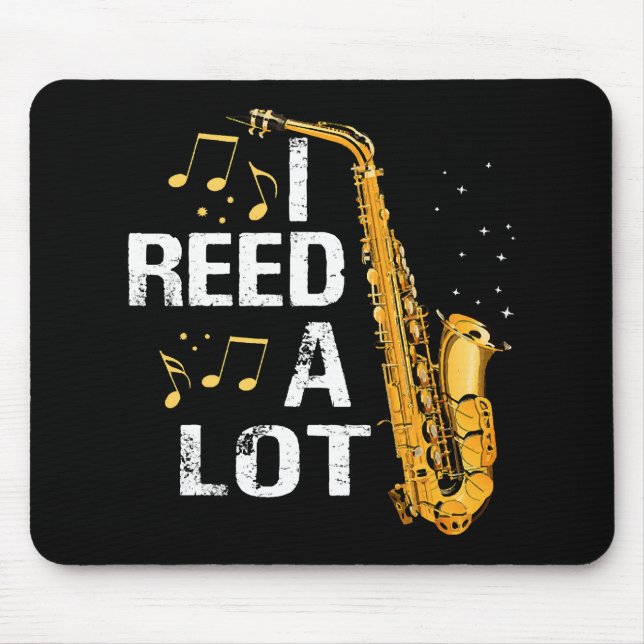 Mousepad Saxofone Divertido (Frente)
