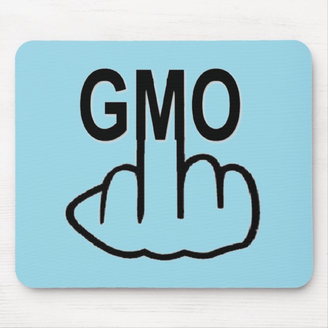 Mousepad Say No To GMO (Frente)