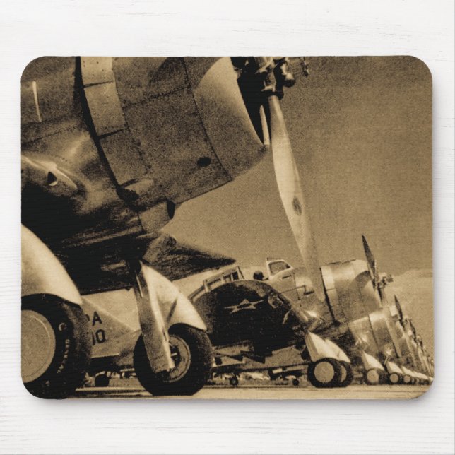 Mousepad SBD Dauntlesses de Douglas dos aviões da segunda (Frente)