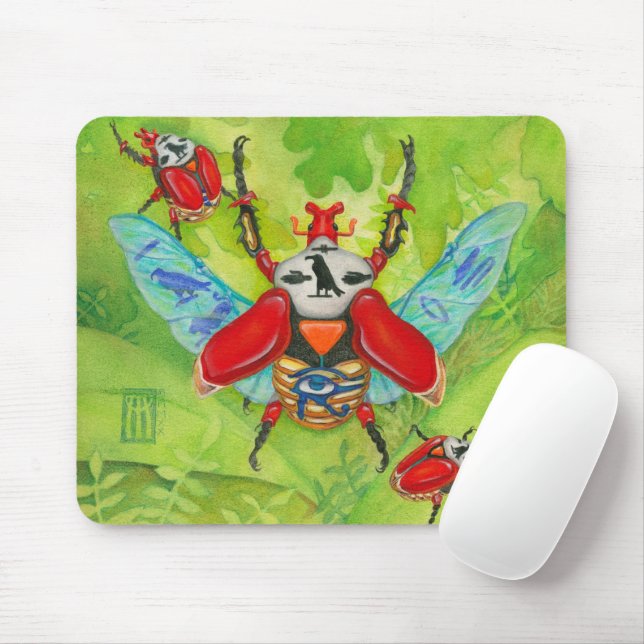 Mousepad Scarabs Sagrados (Com mouse)