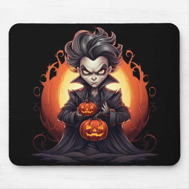 Mousepad Scary Halloween Vampire (Frente)