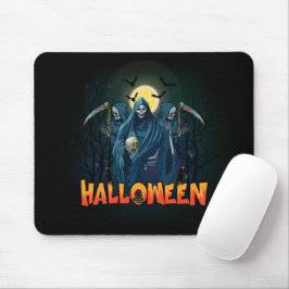 Mousepad Scary Skeleton Night Halloween, My Halloween Mood.