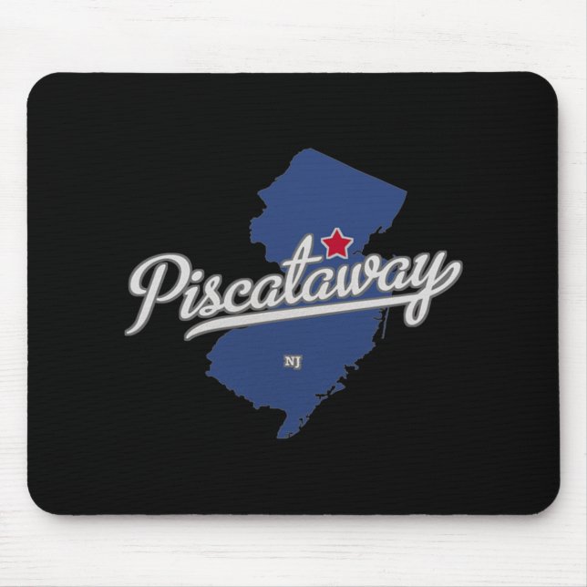 Mousepad Scataway New Jersey Nj Map  (Frente)