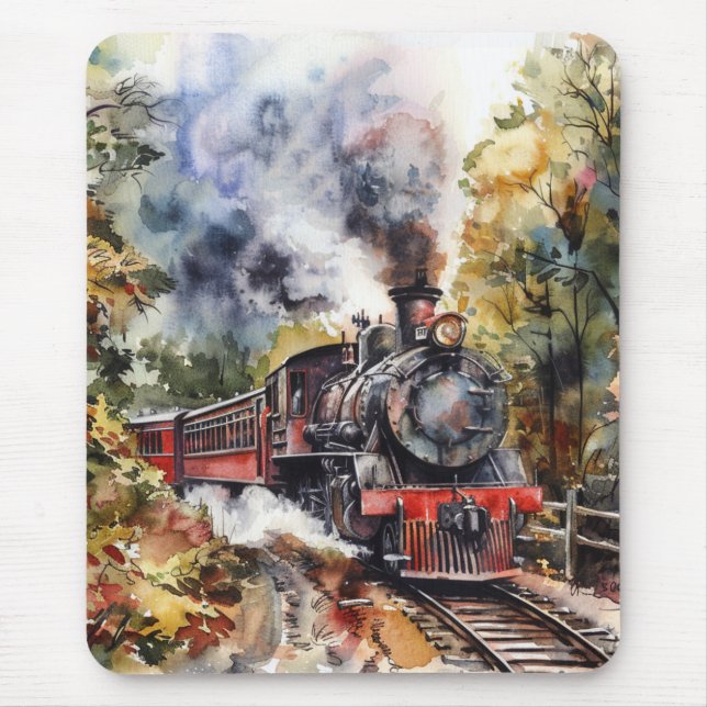 Mousepad Scenic Landscape with Train (Frente)