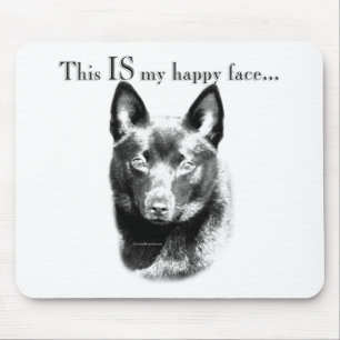 Mousepad Schipperke Happy Face