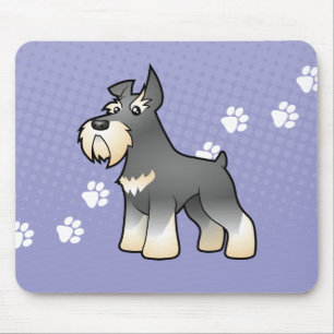 Mousepad Schnauzer dos desenhos animados