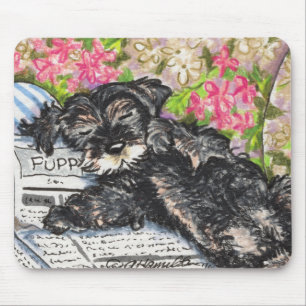 Mousepad Schnauzer Dreams Impressão