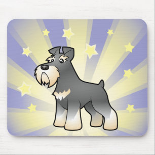 Mousepad Schnauzer gigante/padrão/diminuto de pouca estrel