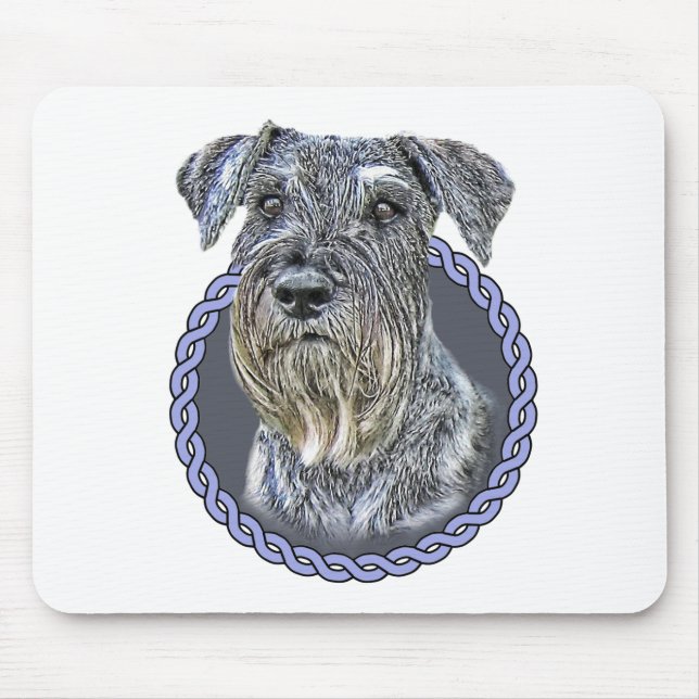 Mousepad Schnauzer padrão 001 (Frente)