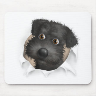 Mousepad Schnoodle (preto) que rebenta para fora