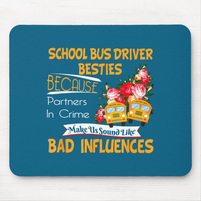 Mousepad School Bus Driver Ies  (Frente)
