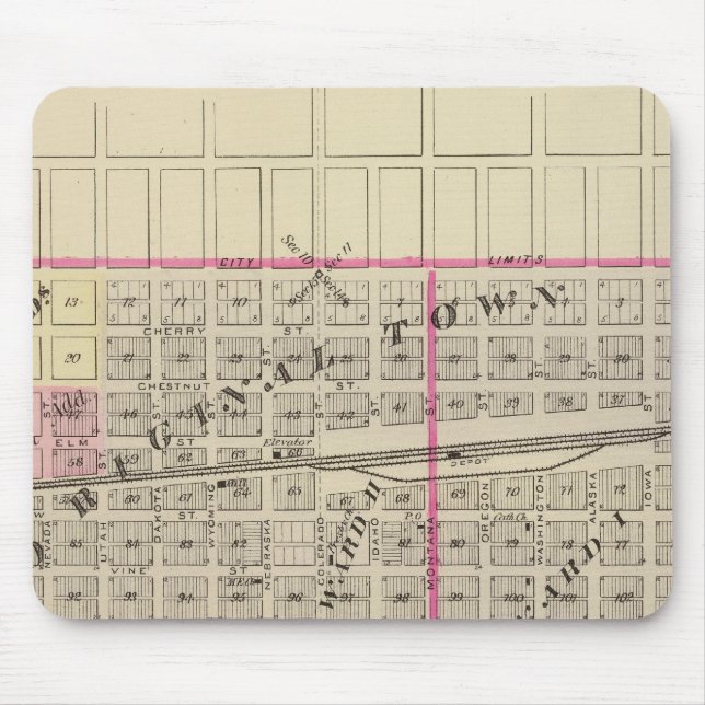 Mousepad Schuyler e Leigh, Nebraska (Frente)
