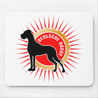 Mousepad Schwarz rot gold Grandes Danos