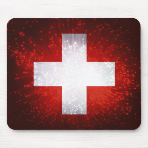 Mousepad Schweiz; Sinalizador de Suiça