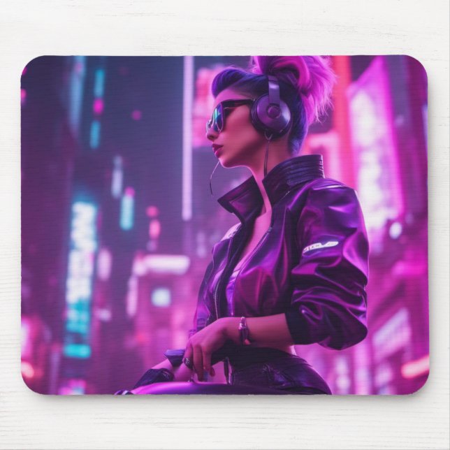 Mousepad Scifi Girl (Frente)