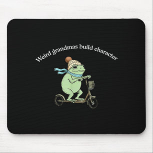 Mousepad Scooter de rã avó estranha constrói personagem