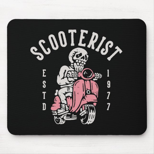 Mousepad scooterista sua tagline aqui (Frente)