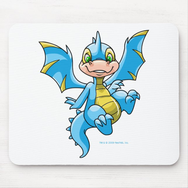 Mousepad Scorchio azul curioso (Frente)