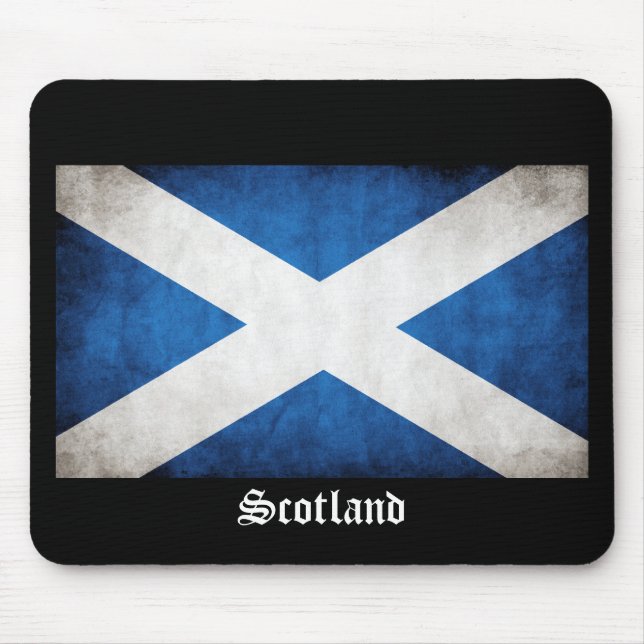 Mousepad Scotland Grunge Flag (Frente)