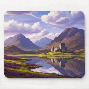 Mousepad Scotland Highlands Castle Viagem