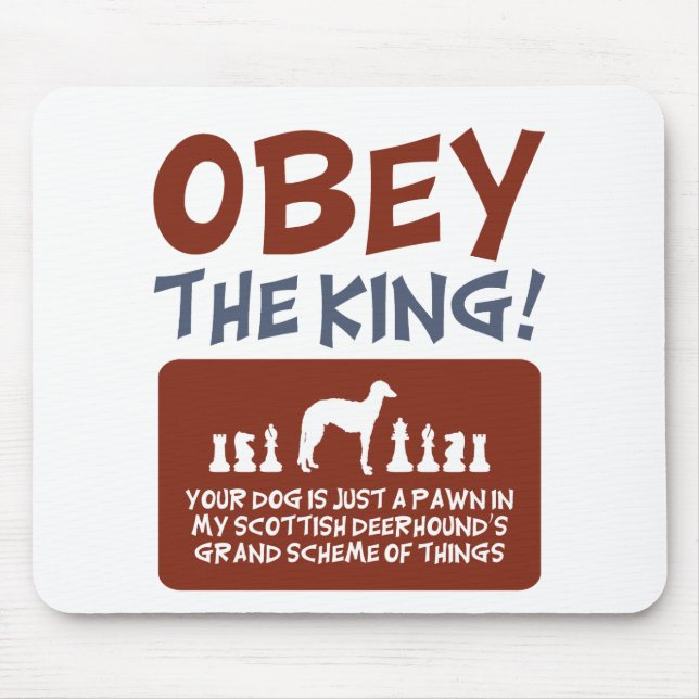 Mousepad Scottish Deerhound (Frente)