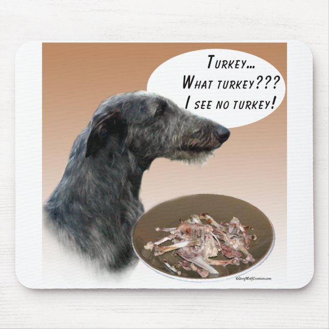Mousepad Scottish Deerhound Turquia (Frente)
