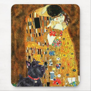 Mousepad Scottish Terrier 6 - The Kiss