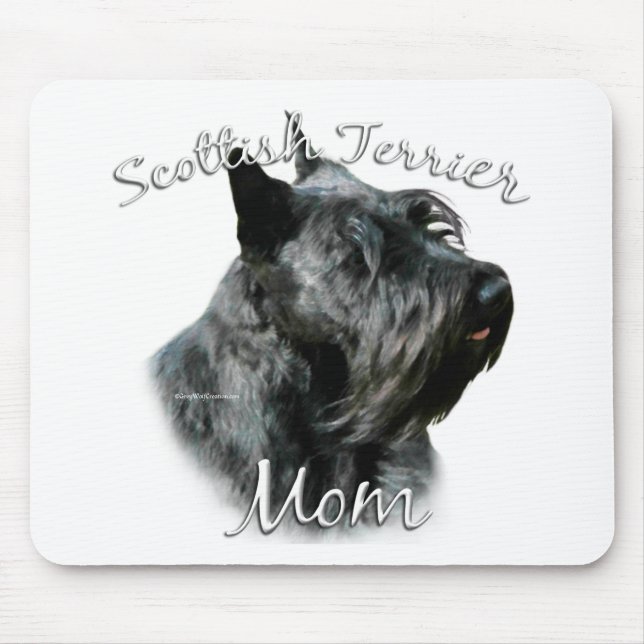 Mousepad Scottish Terrier (blk) Mãe 2 (Frente)