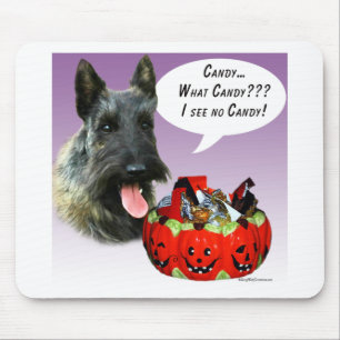 Mousepad ScottishTerrier Halloween Candy