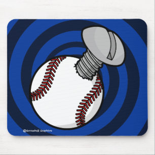Mousepad Screwball (espiral azul BG)