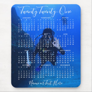 Mousepad Script Quic do Calendário de Fotos 2021