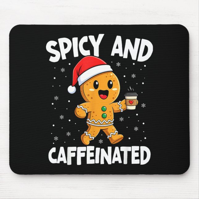 Mousepad Scy And Caffeinated Coffee Women Gingerbread Chris (Frente)