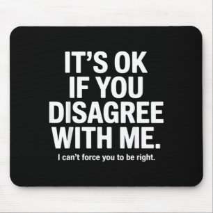 Mousepad Se Discordar Com Humor Dito Engraçado Sarcástico